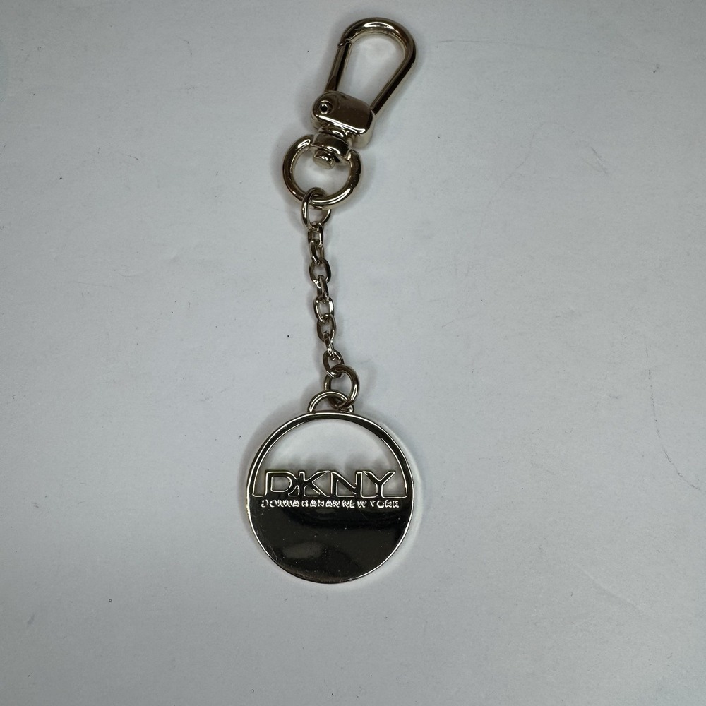 DKNY Donna Karen New York Golden Keychain